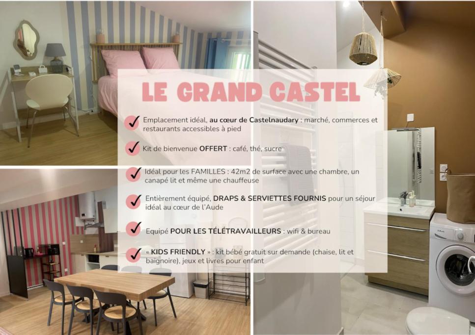 Ferienwohnung Le Grand Castel Castelnaudary Exterior foto